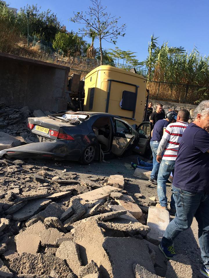 حادث طرق في حيفا ومصابون من دالية الكرمل